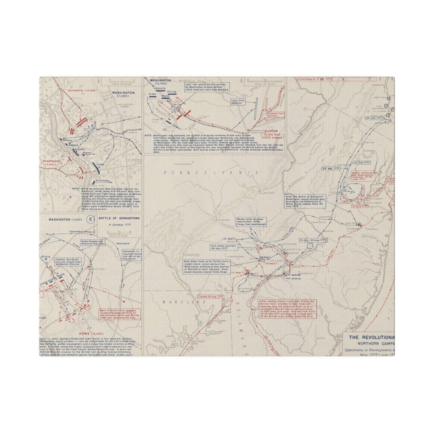 Revolutionary War, Pennsylvania and New Jersey 1777-1778 - Pacific Sky Games