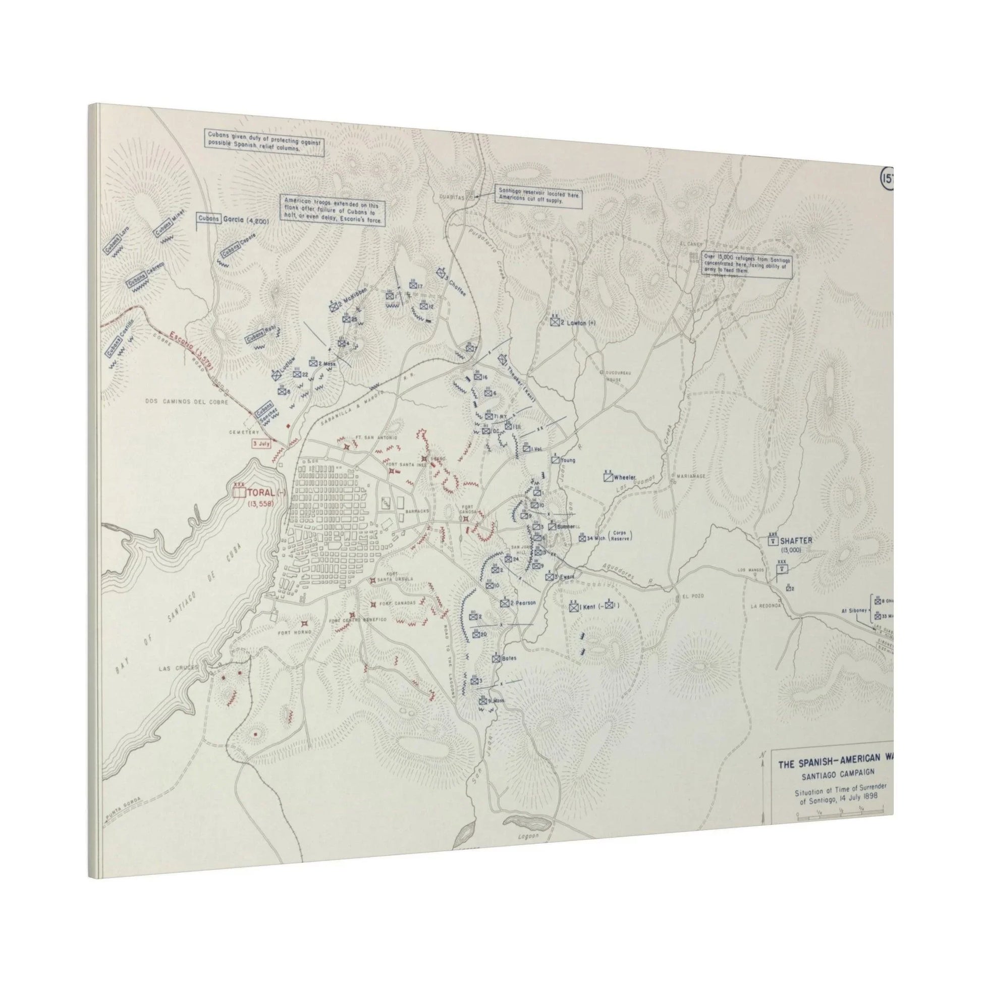 Spanish-American War, Santiago Campaign, Surrender of Santiago 14 July 1898 - Pacific Sky Games