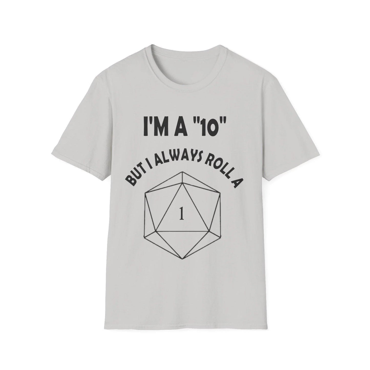 Close-up of the black unisex softstyle T-shirt fabric’s smooth texture and subtle stitching along the shoulder seam.