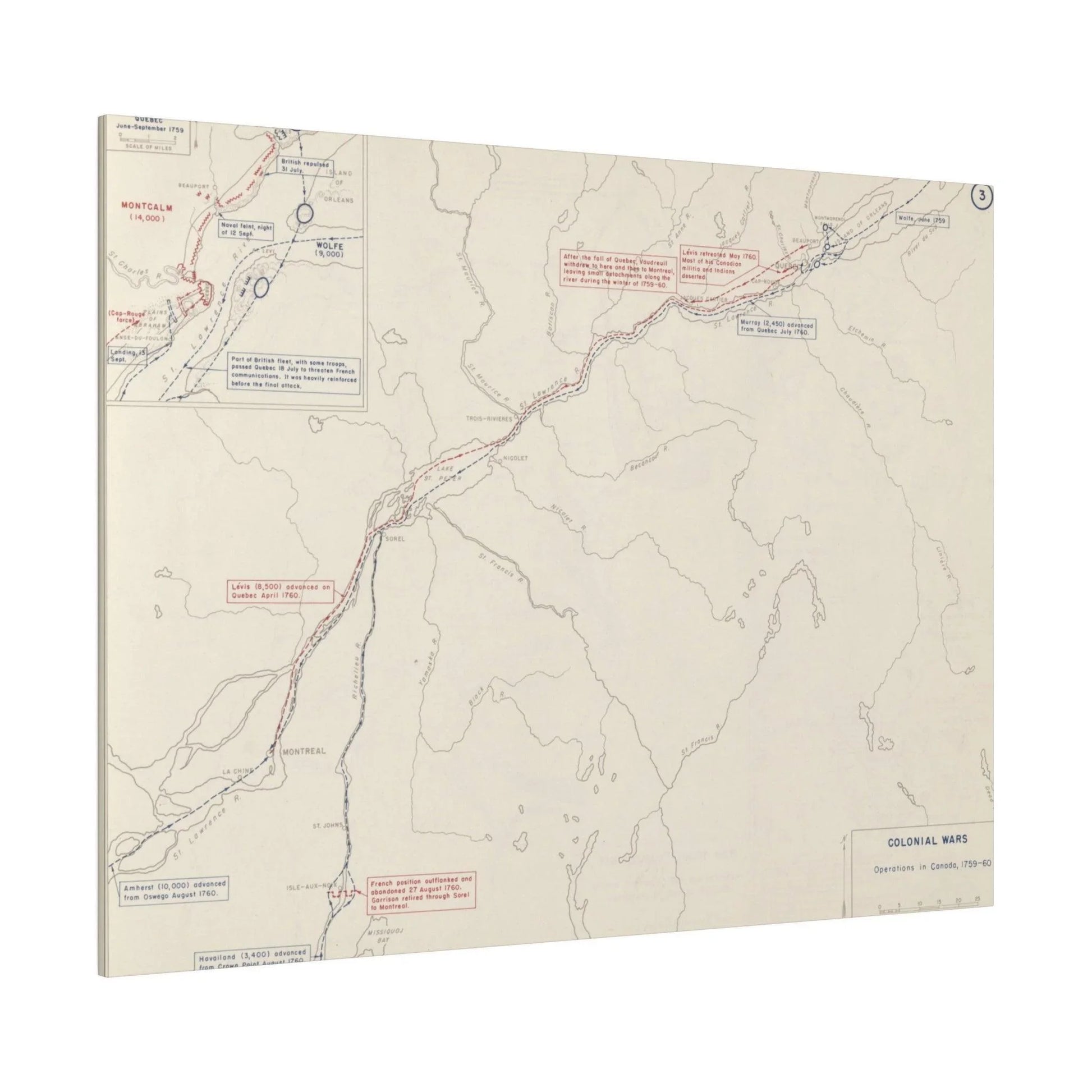 Close-up of detailed canvas texture highlighting aged finish and subtle color variations in product image #9 of 32.