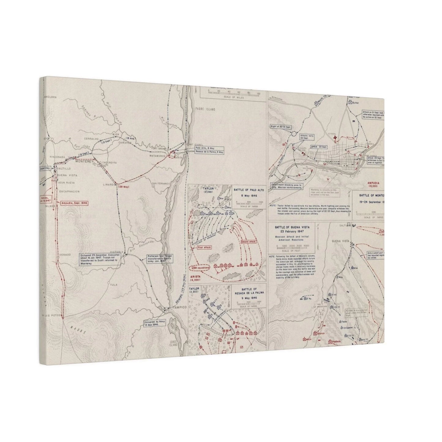 Mexican War, Taylor's Campaign, 1846-1847 - Pacific Sky Games