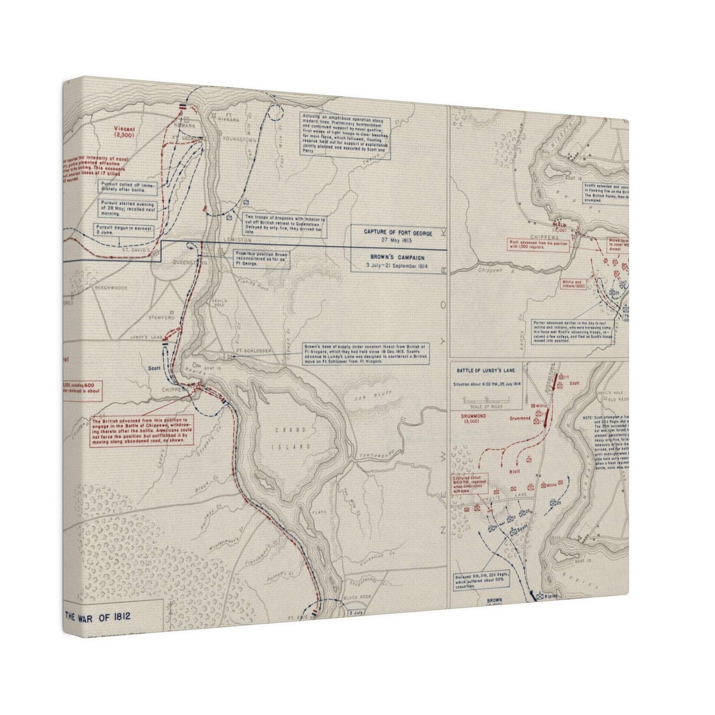 War of 1812, Niagara River 1812-1814 - Pacific Sky Games