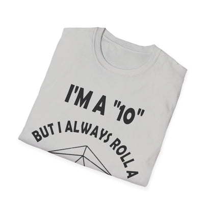 Close-up of the black unisex softstyle cotton T-shirt fabric displaying smooth texture and subtle stitching detail around