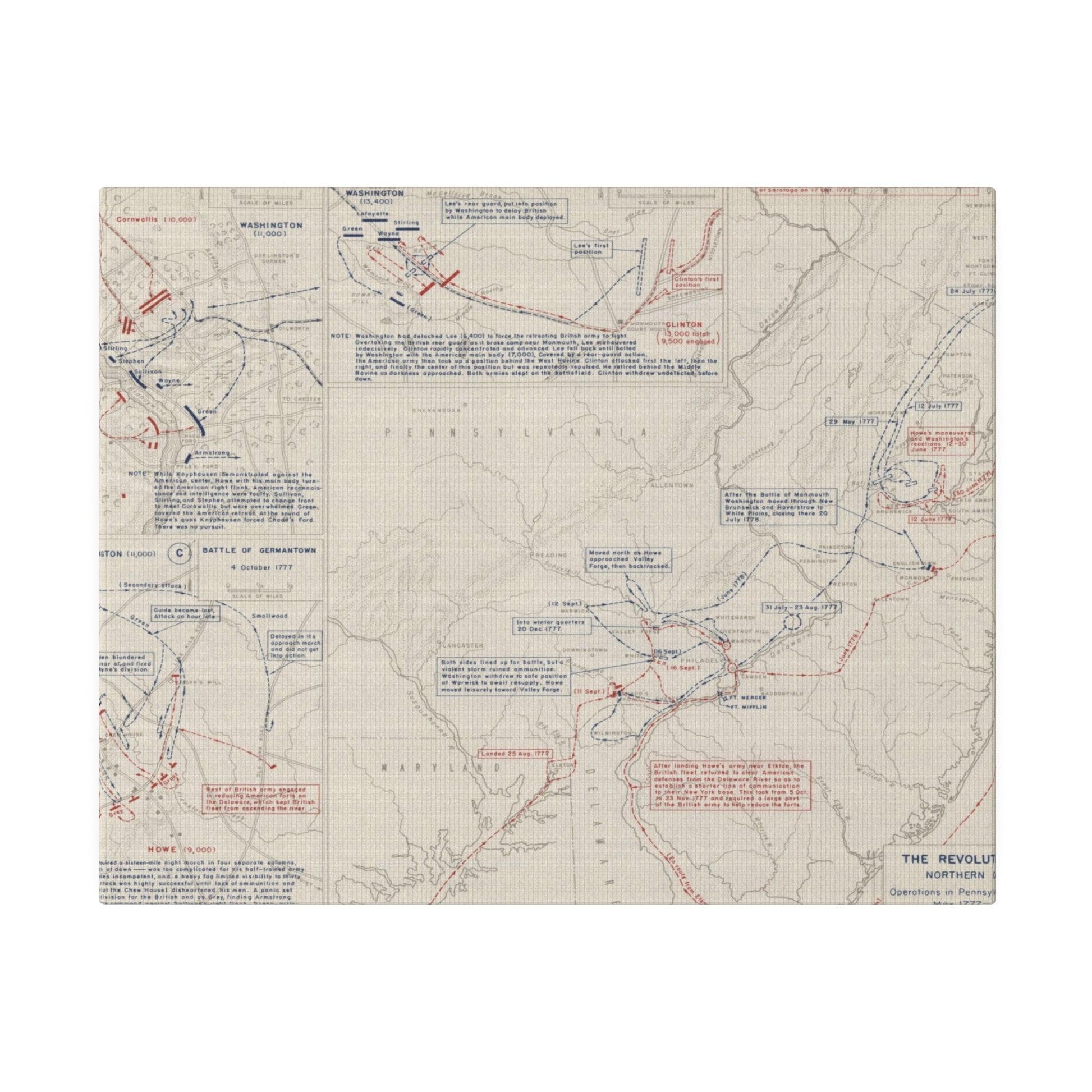 Revolutionary War, Pennsylvania and New Jersey 1777-1778 - Pacific Sky Games