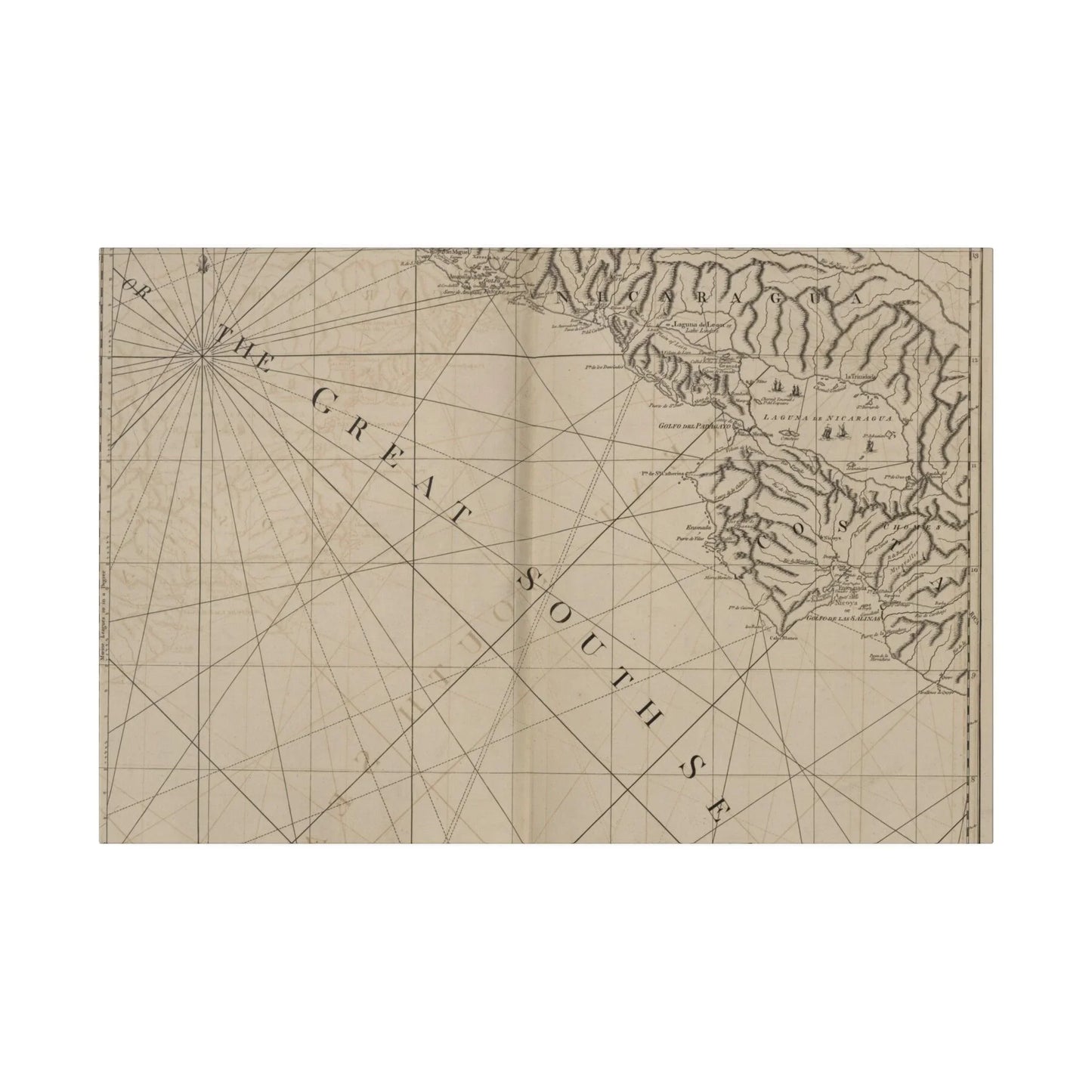 Provinces of Costa Rica and Nicaragua, with the Lagunas - Pacific Sky Games