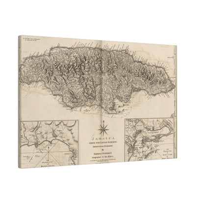 Close-up of the Jamaica canvas showing textured, natural fibers and subtle color variations highlighting handwoven