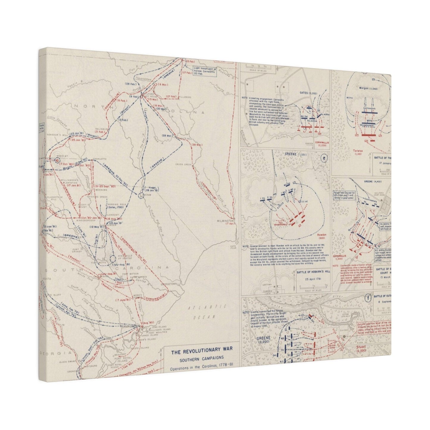 Revolutionary War, Carolinas 1778-1781 - Pacific Sky Games