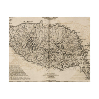 Close-up of the textured canvas surface highlighting subtle weave details and matte finish in warm earthy tones.