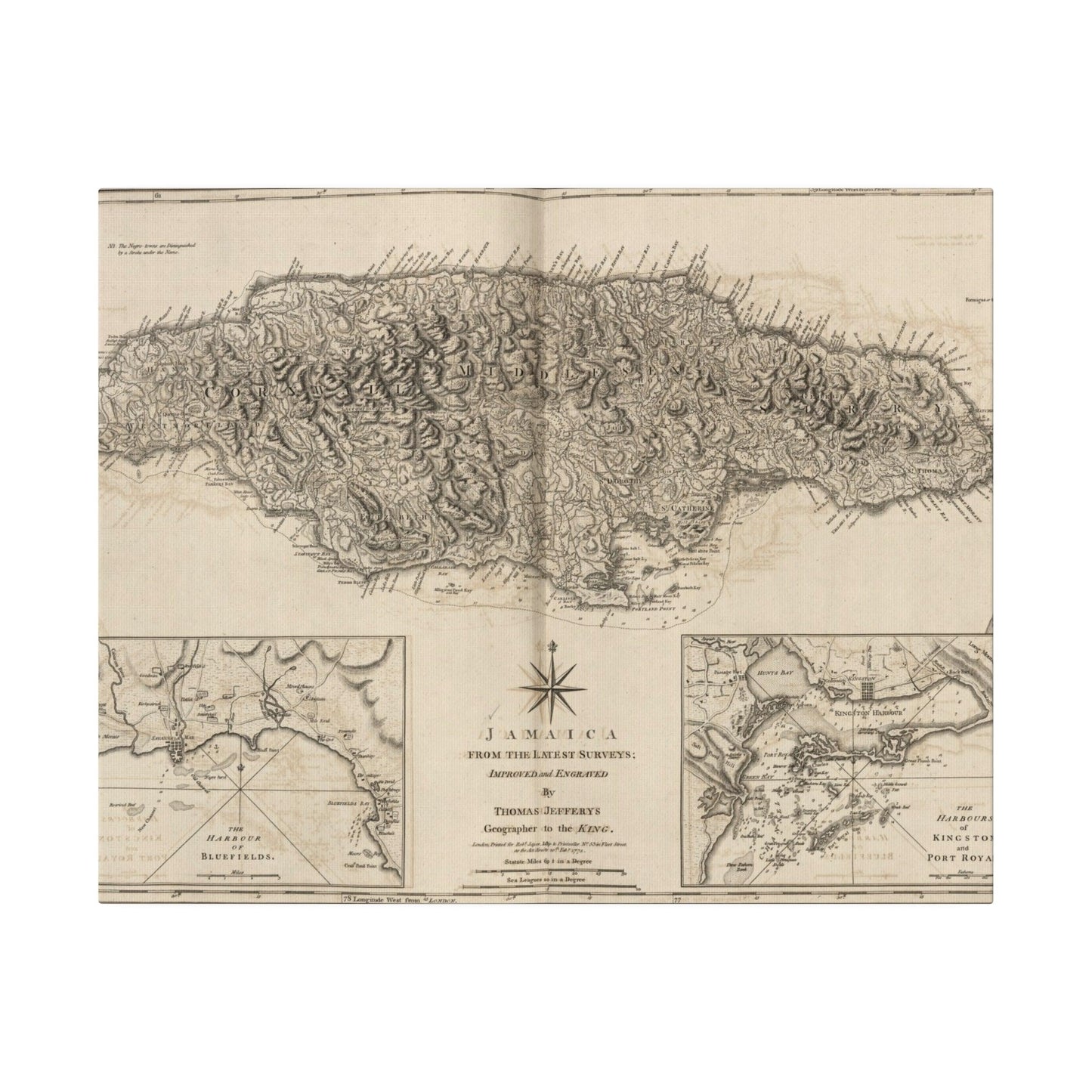 Close-up of vibrant navy blue canvas fabric showcasing textured weave and subtle stitch detailing on Jamaica product#5 of 32.