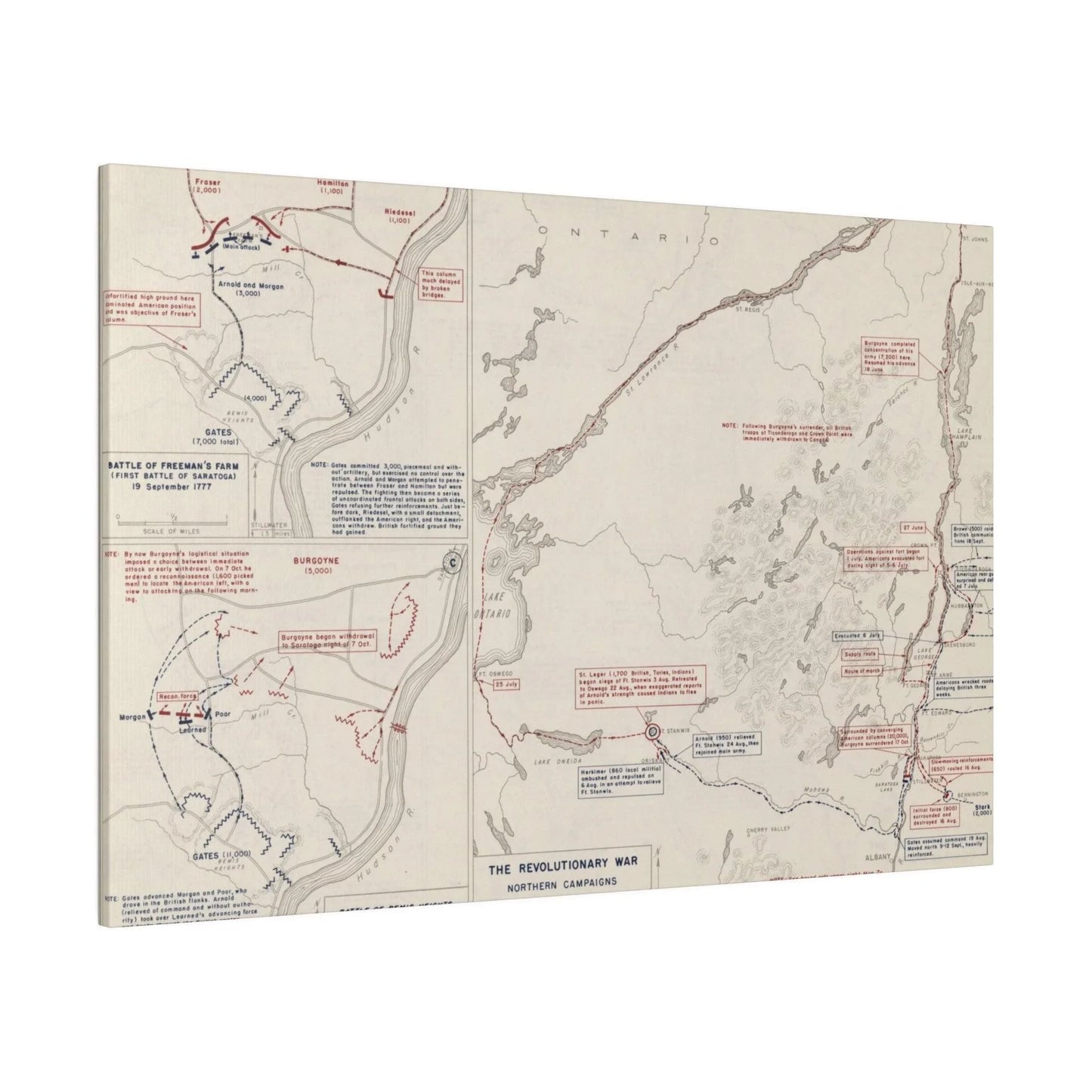 Revolutionary War, Burgoyne's Expedition 1777 - Pacific Sky Games