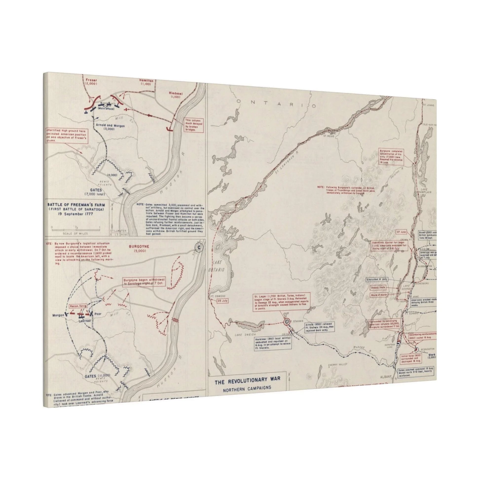 Revolutionary War, Burgoyne's Expedition 1777 - Pacific Sky Games