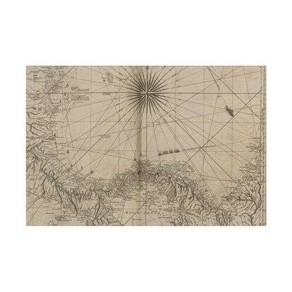 Close-up of textured canvas surface showcasing detailed brushstrokes and vibrant color blending from the Isthmus of Panama