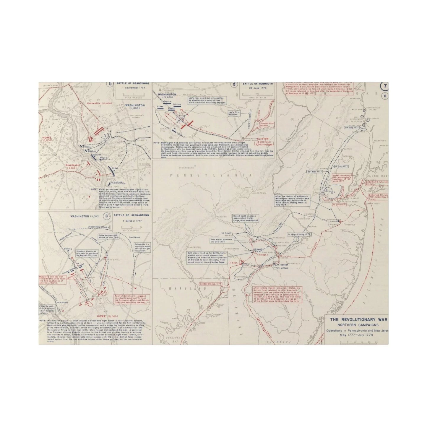 Revolutionary War, Pennsylvania and New Jersey 1777-1778 - Pacific Sky Games