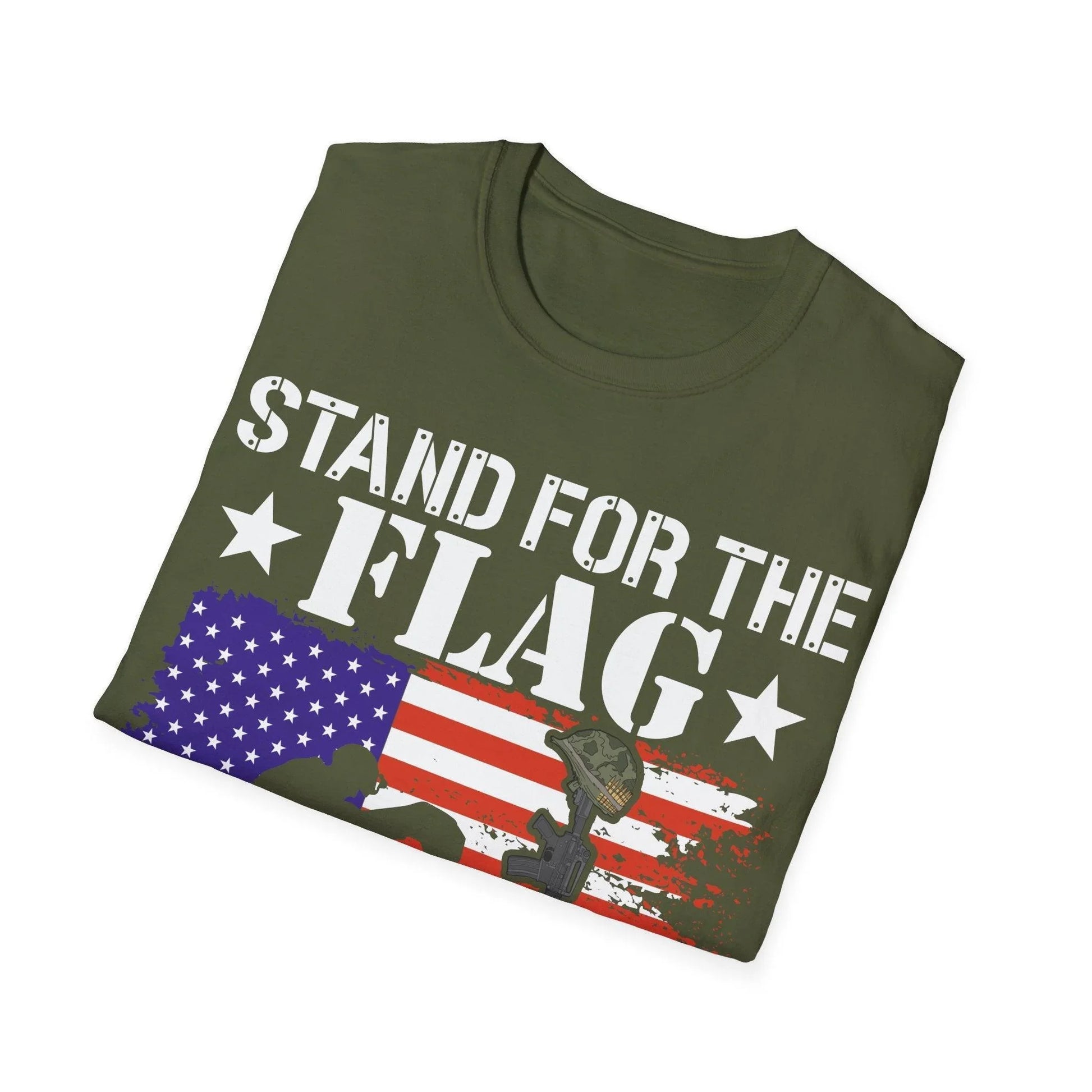 Close-up of the soft, heather gray fabric highlighting the smooth, relaxed fit and subtle texture of the unisex T-shirt's