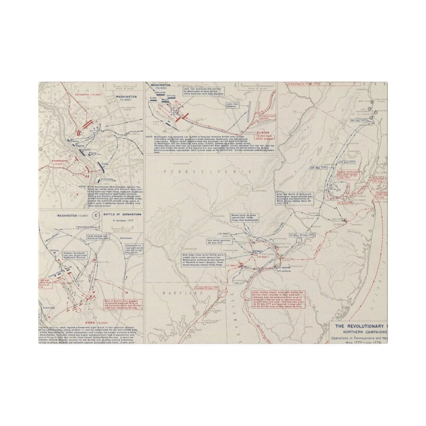 Revolutionary War, Pennsylvania and New Jersey 1777-1778 - Pacific Sky Games