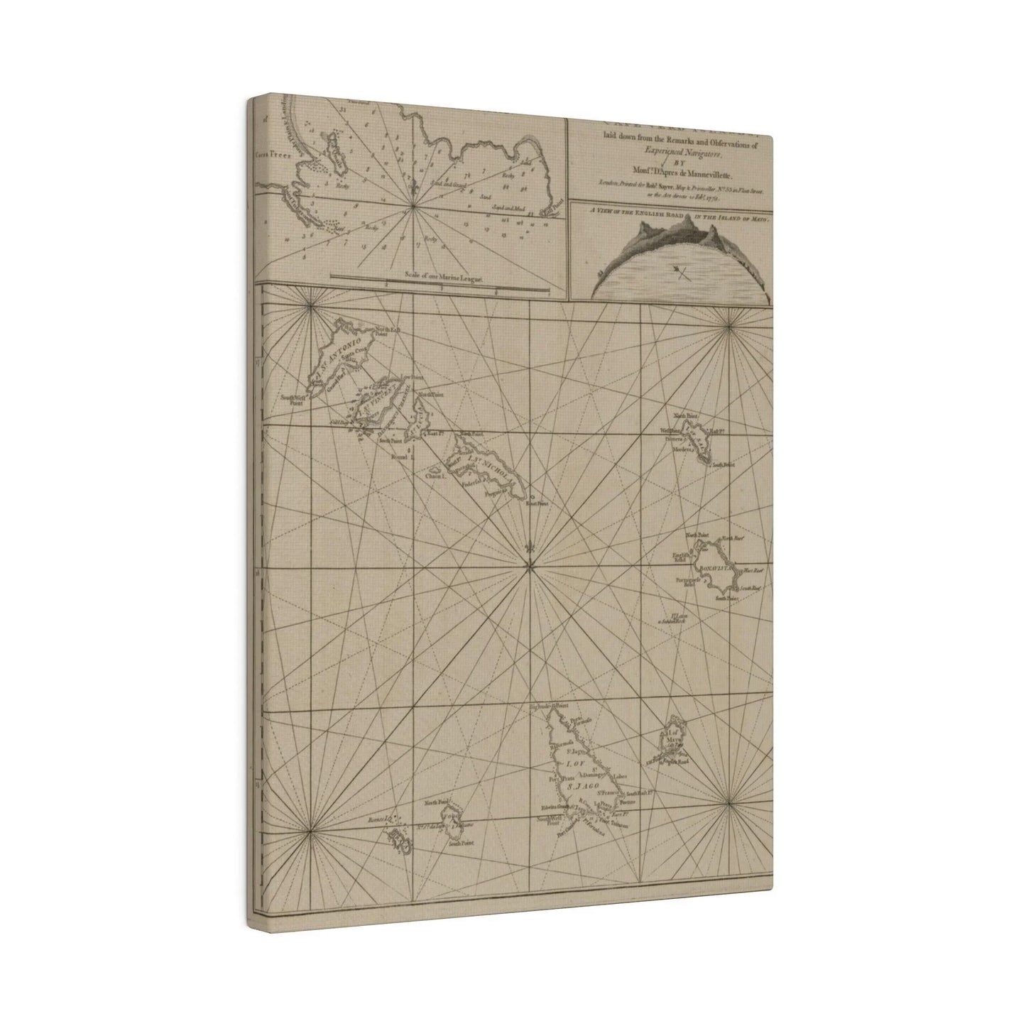 Close-up of vibrant Cape Verde Islands canvas texture highlighting detailed brushstrokes and rich color variations.