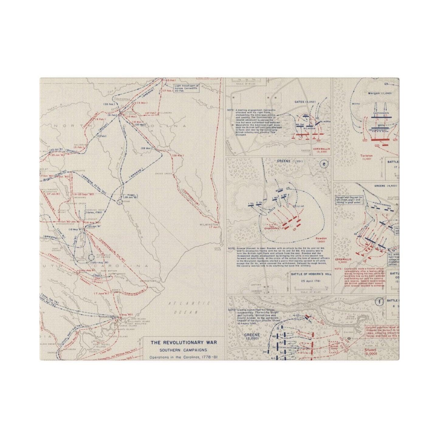 Revolutionary War, Carolinas 1778-1781 - Pacific Sky Games