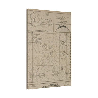 Close-up of the canvas texture featuring the vibrant blue and green colors representing Cape Verde Islands' scenic landscape