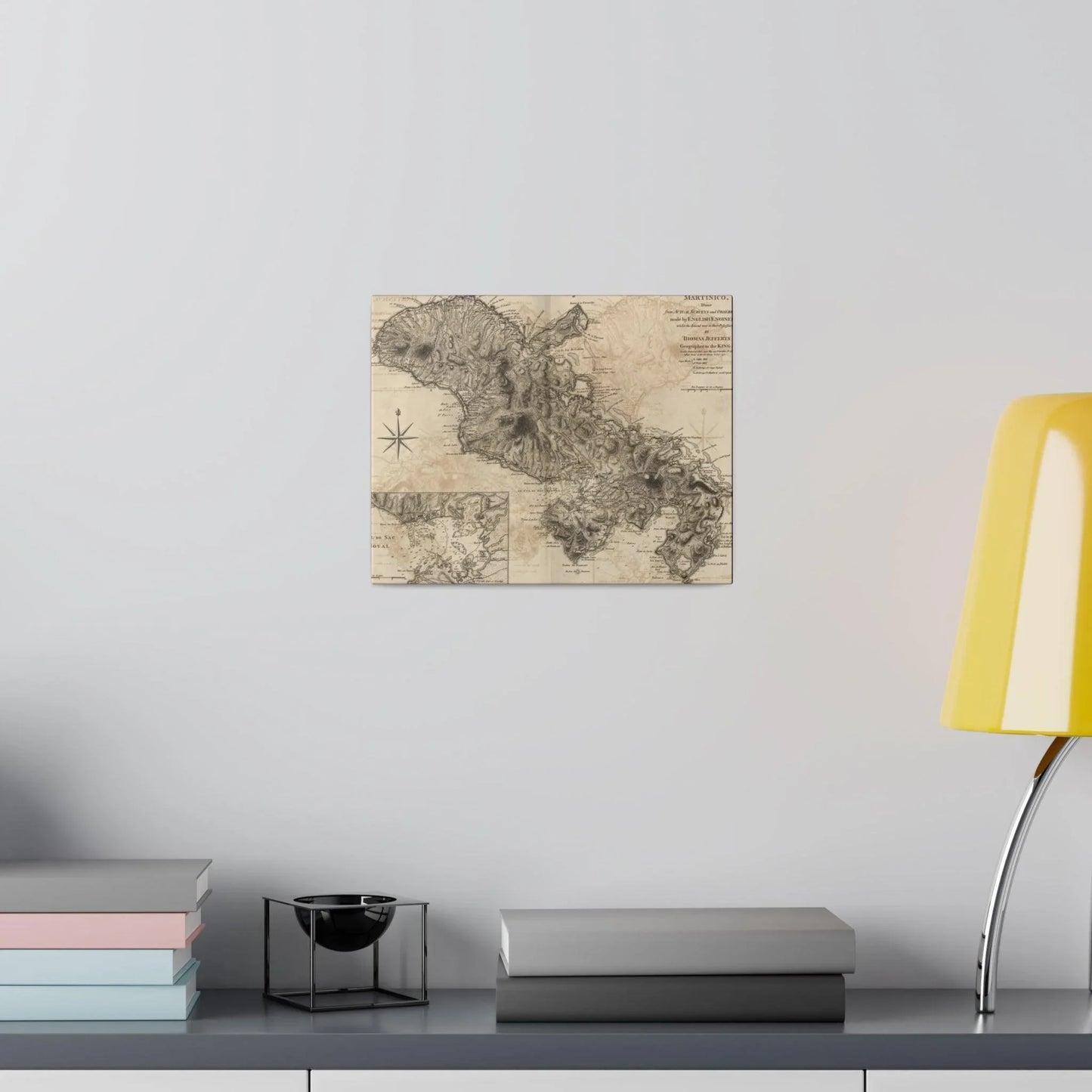 Close-up of the Martinico canvas corner with visible stitched edges and natural texture detail on warm beige fabric