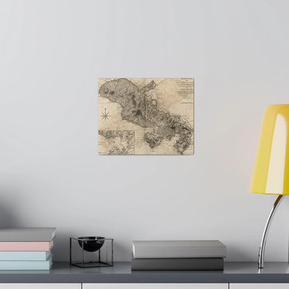 Close-up of the Martinico canvas corner with visible stitched edges and natural texture detail on warm beige fabric