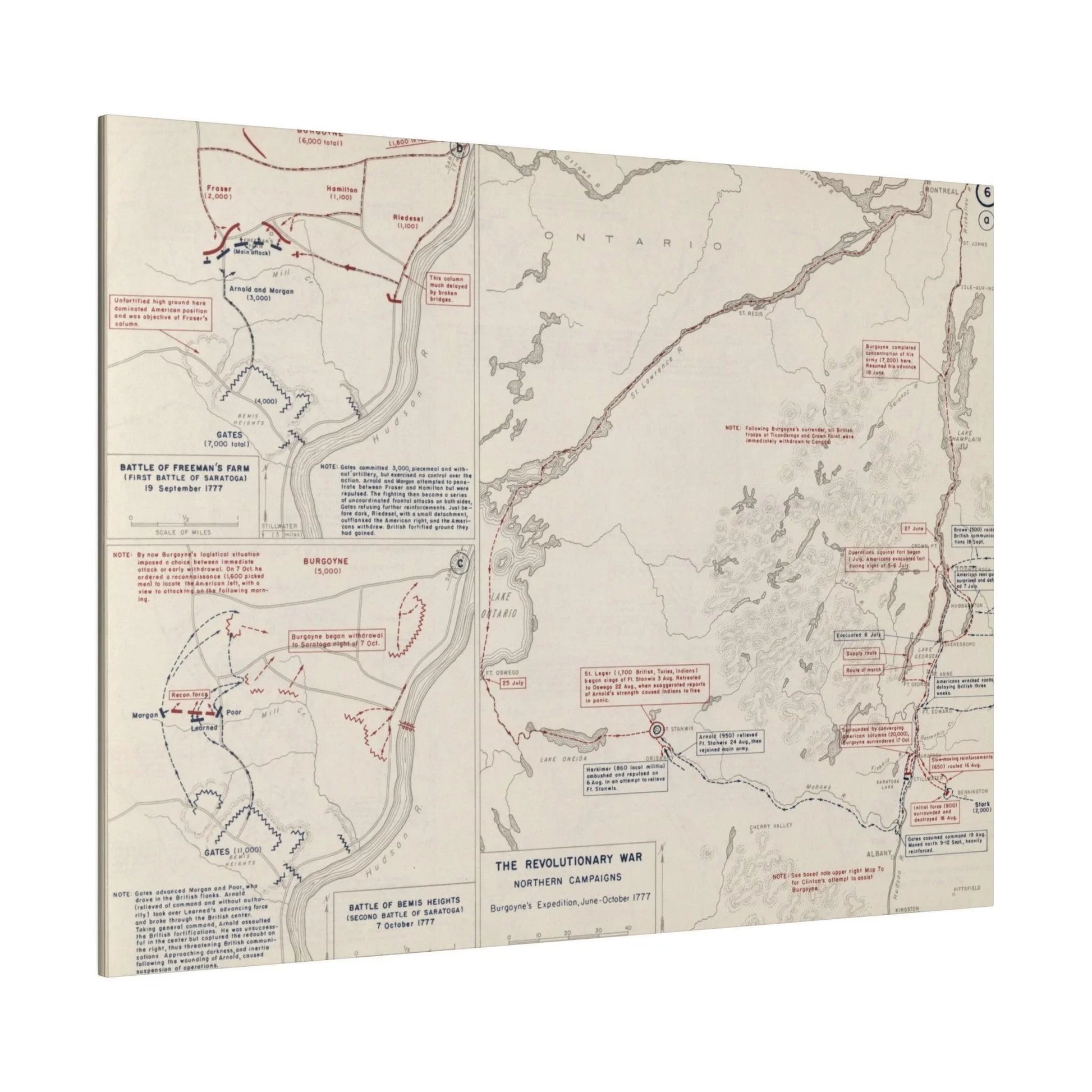 Revolutionary War, Burgoyne's Expedition 1777 - Pacific Sky Games