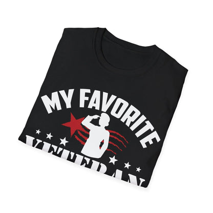 Close-up of the unisex softstyle fabric displaying a smooth, relaxed fit in charcoal gray with visible stitching detail and