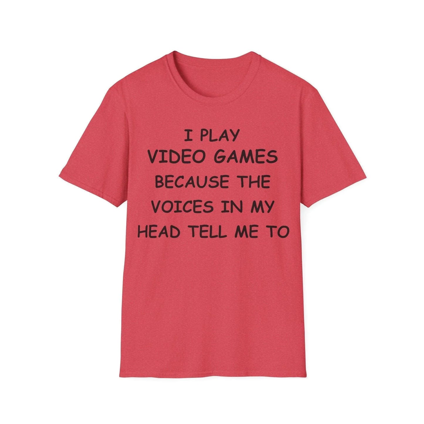 Close-up of the Black I Play Video Games T-Shirt's soft cotton fabric emphasizing the relaxed fit and subtle stitching