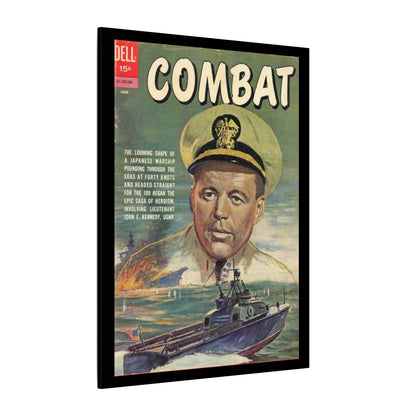 Close-up of the textured canvas fabric featuring subtle June 1962 branding and vintage-style stitching details at the corner.