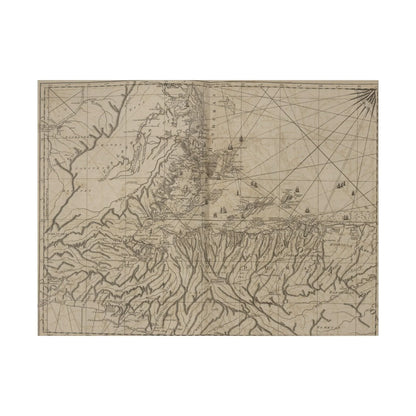 Bay of Honduras canvas wall art by Printify, 24x36-inch matte eco-friendly print on sustainable wood, ready to hang for home