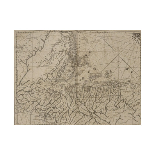 Bay of Honduras canvas wall art by Printify, 24x36-inch matte eco-friendly print on sustainable wood, ready to hang for home