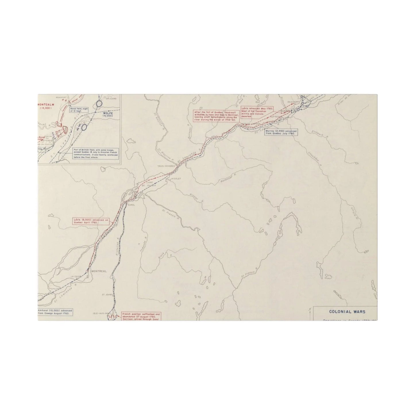 Close-up of canvas texture highlighting aged, distressed finish and subtle brushstroke details from a top corner angle.