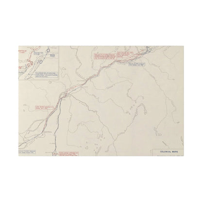 Close-up of canvas texture highlighting aged, distressed finish and subtle brushstroke details from a top corner angle.