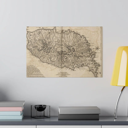 Close-up of the Grenada canvas's textured material edge, highlighting durable finish and precise stitching details from a