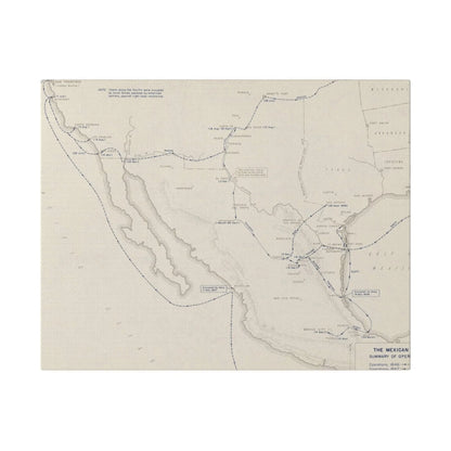 Close-up of textured canvas surface highlighting detailed brushstrokes and vintage coloration from the Mexican War 1846-1847