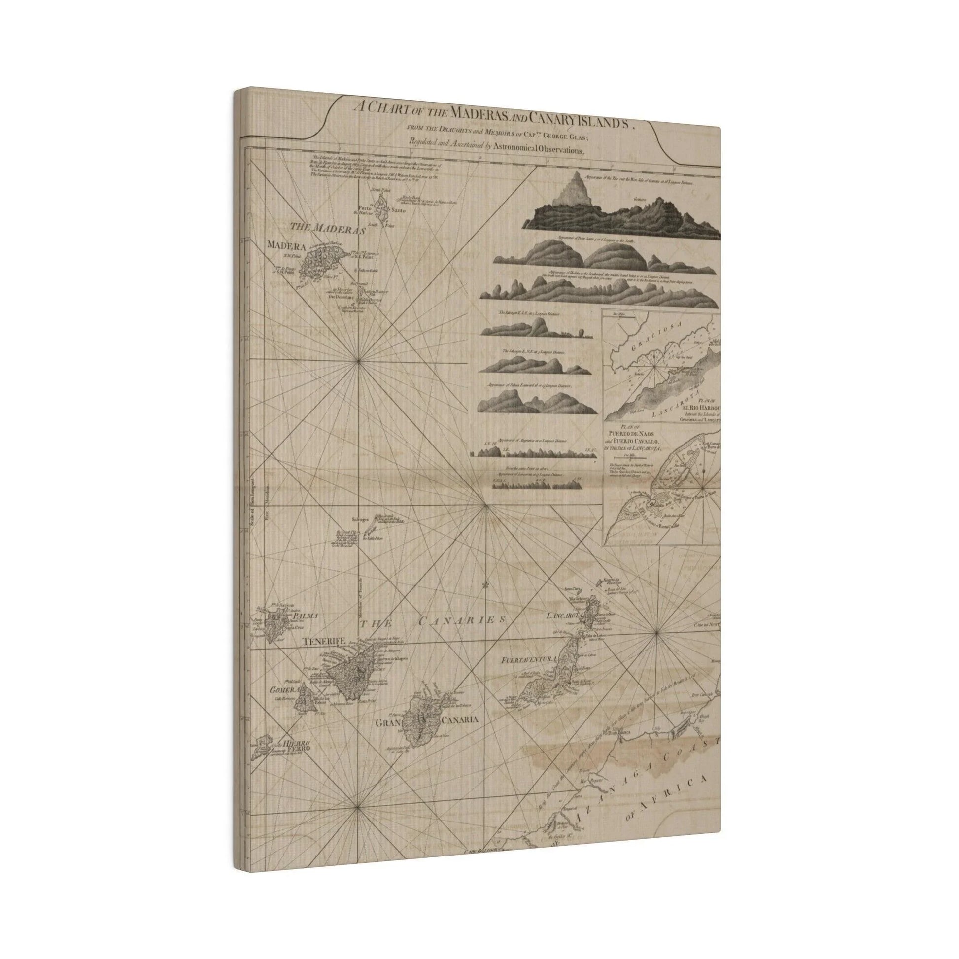 Detailed view of the chart's vibrant color palette and textured canvas surface from a top-angle perspective