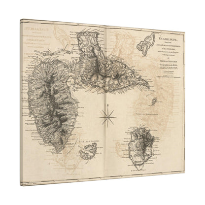 Close-up of the Guadaloupe canvas fabric texture highlighting its smooth, tightly woven surface and subtle color variations.