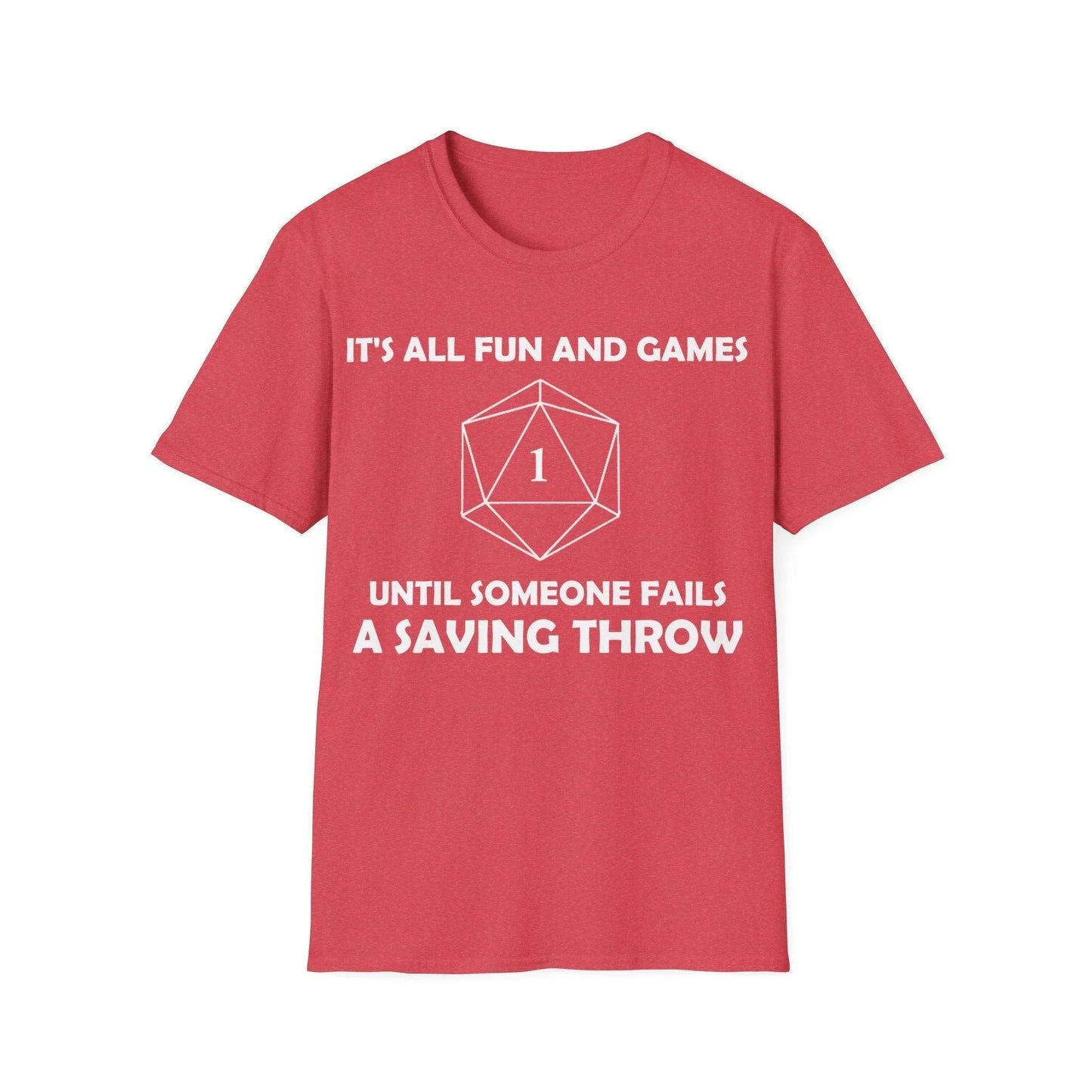 Close-up of the white unisex softstyle T-shirt’s smooth fabric texture and subtle stitching at the collar from a slightly