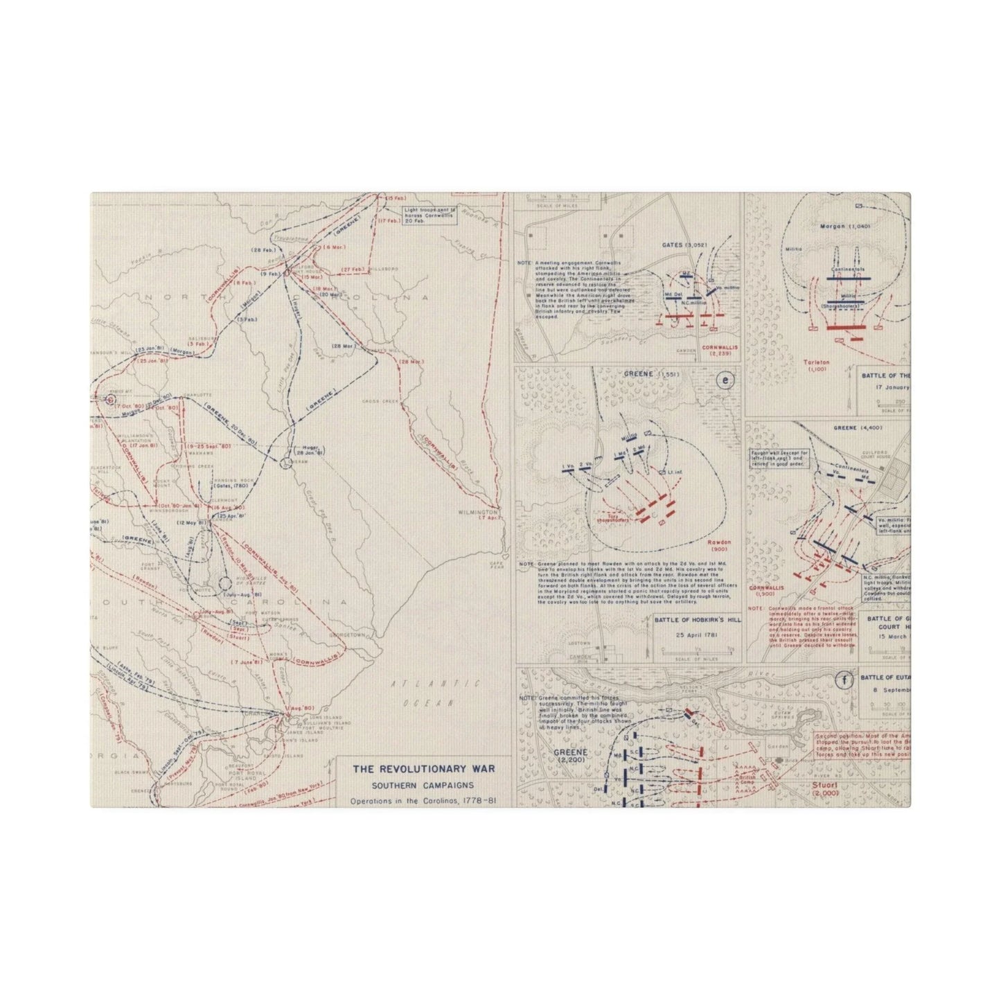 Revolutionary War, Carolinas 1778-1781 - Pacific Sky Games