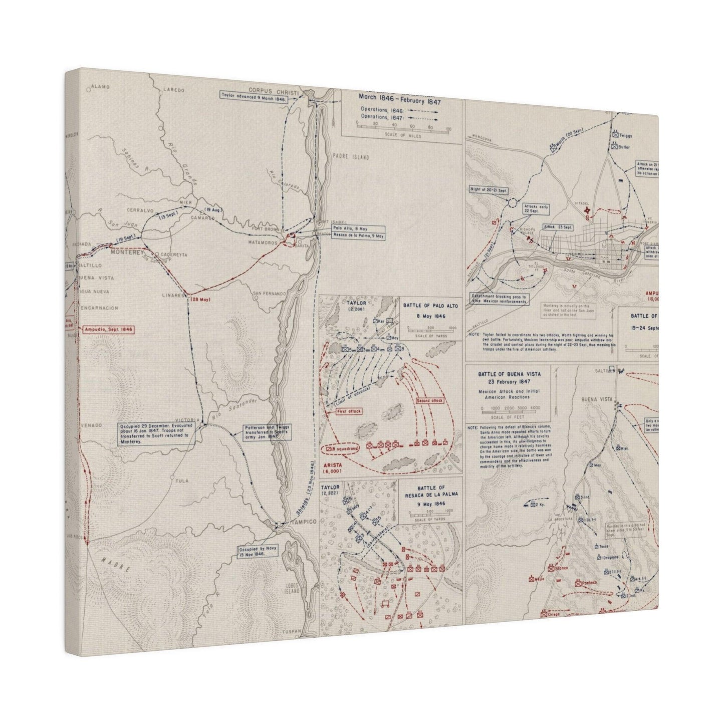 Mexican War, Taylor's Campaign, 1846-1847 - Pacific Sky Games