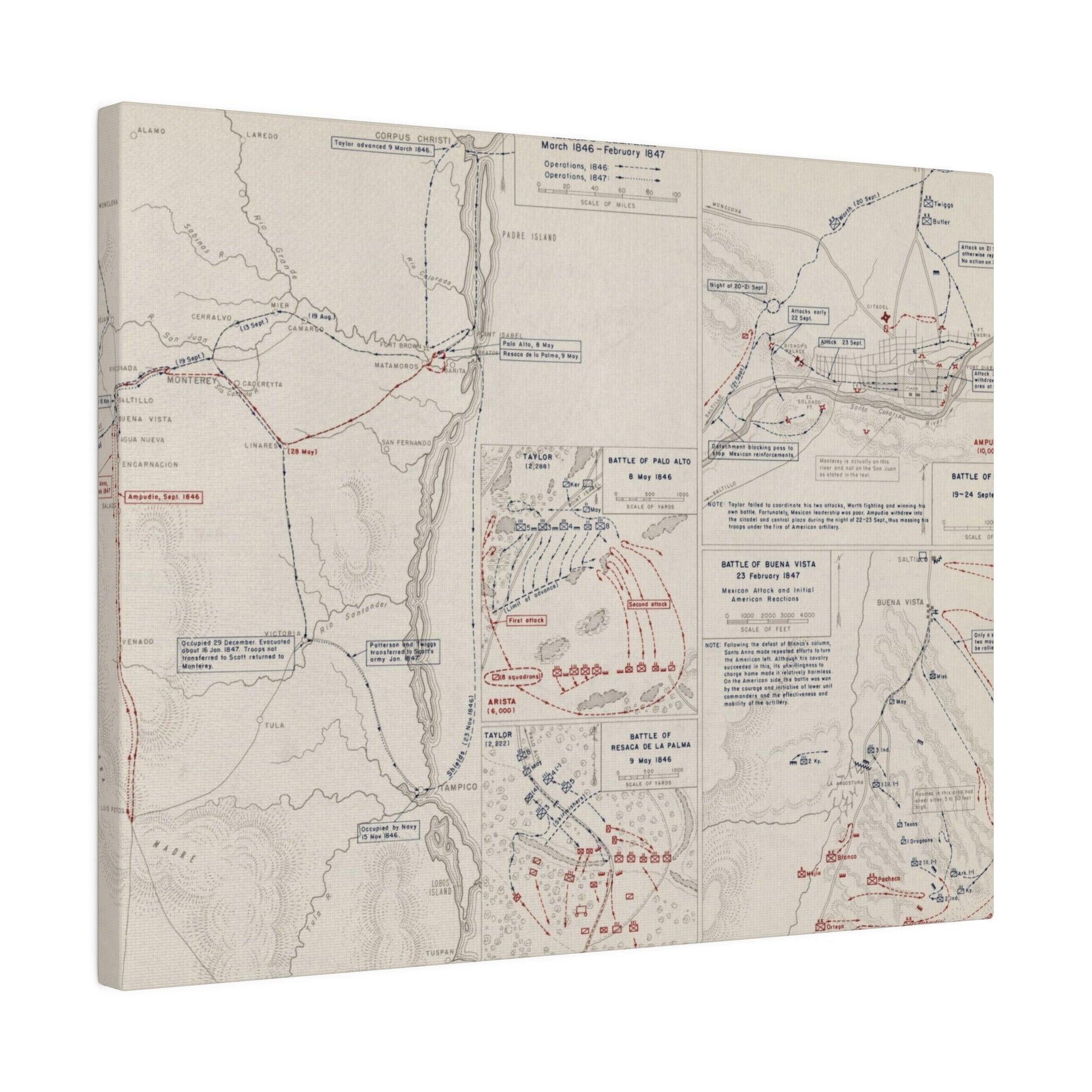 Mexican War, Taylor's Campaign, 1846-1847 - Pacific Sky Games