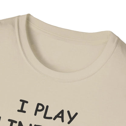 Close-up of the black unisex softstyle T-shirt fabric displaying smooth texture and subtle stitching detail at the hem seam.