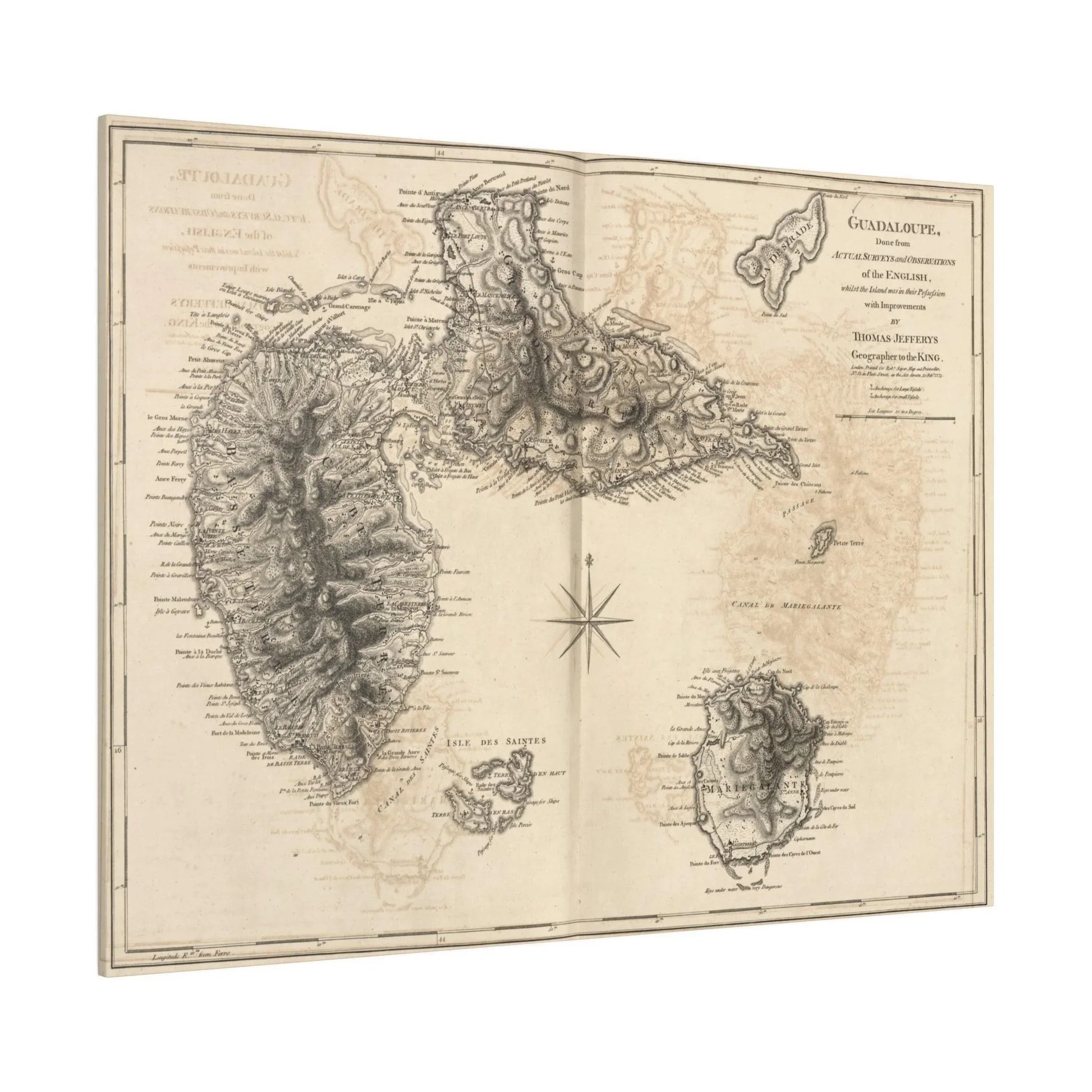 Close-up of Guadaloupe canvas fabric texture highlighting fine weave and matte finish detail