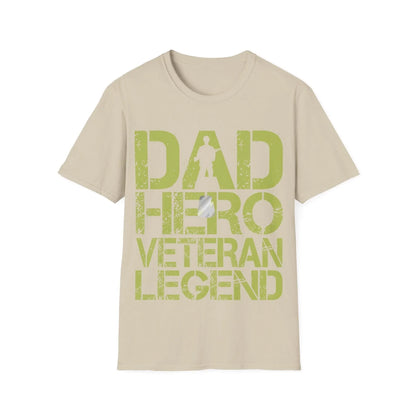 Close-up of the unisex soft cotton fabric showing subtle heather texture and reinforced stitching at the sleeve hem