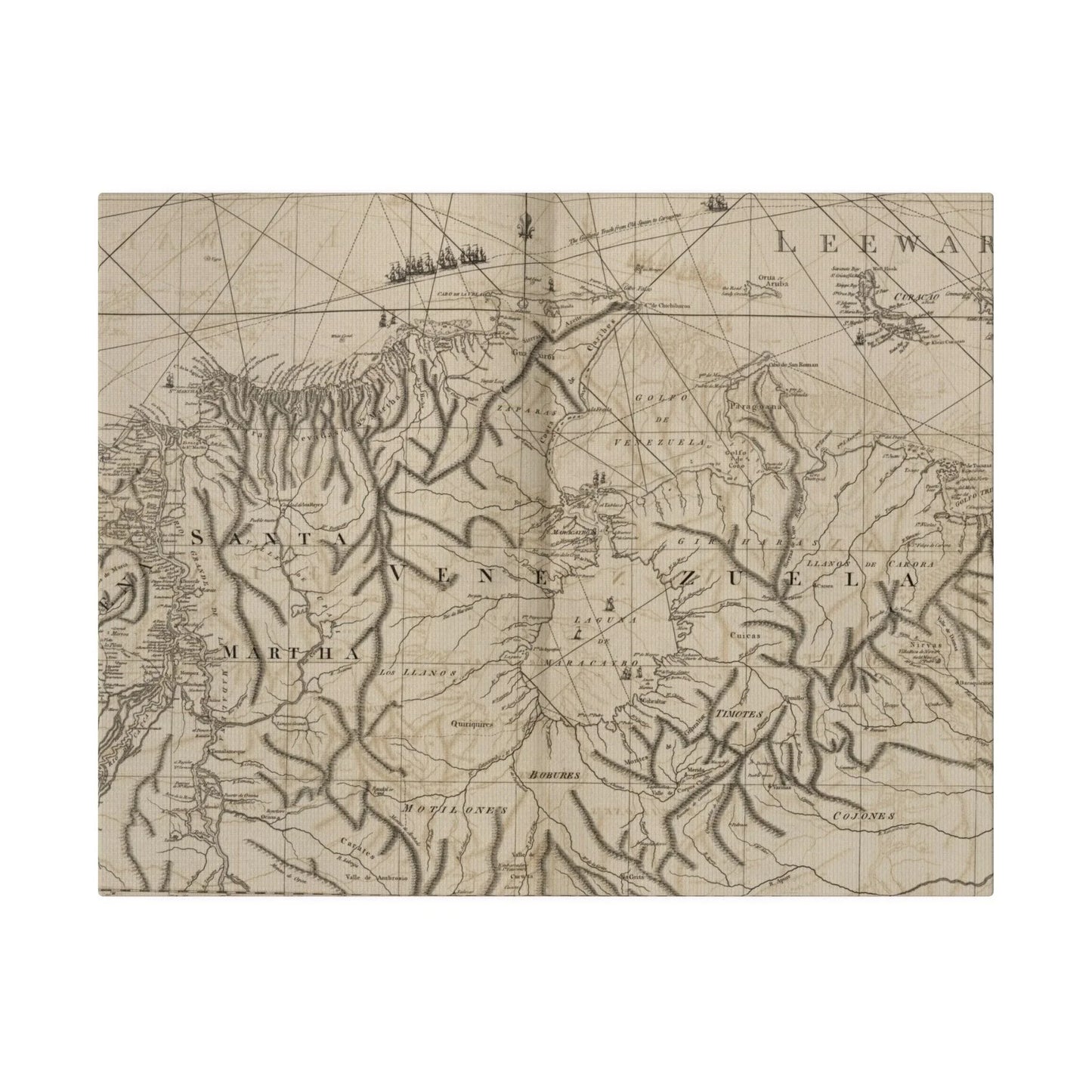 Detailed view of textured canvas surface showcasing subtle brushstroke patterns and warm color tones