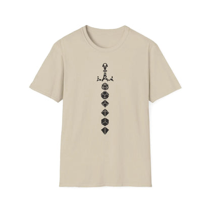 Close-up of the black fabric showing smooth texture and subtle heather pattern on the relaxed fit T-shirt’s sleeve hem