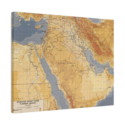 Operation Desert Storm Planning Graphic - Pacific Sky Games