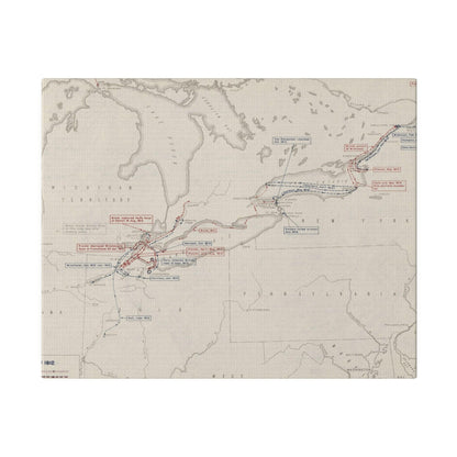 War of 1812, Operations In The North 1812-1814 - Pacific Sky Games