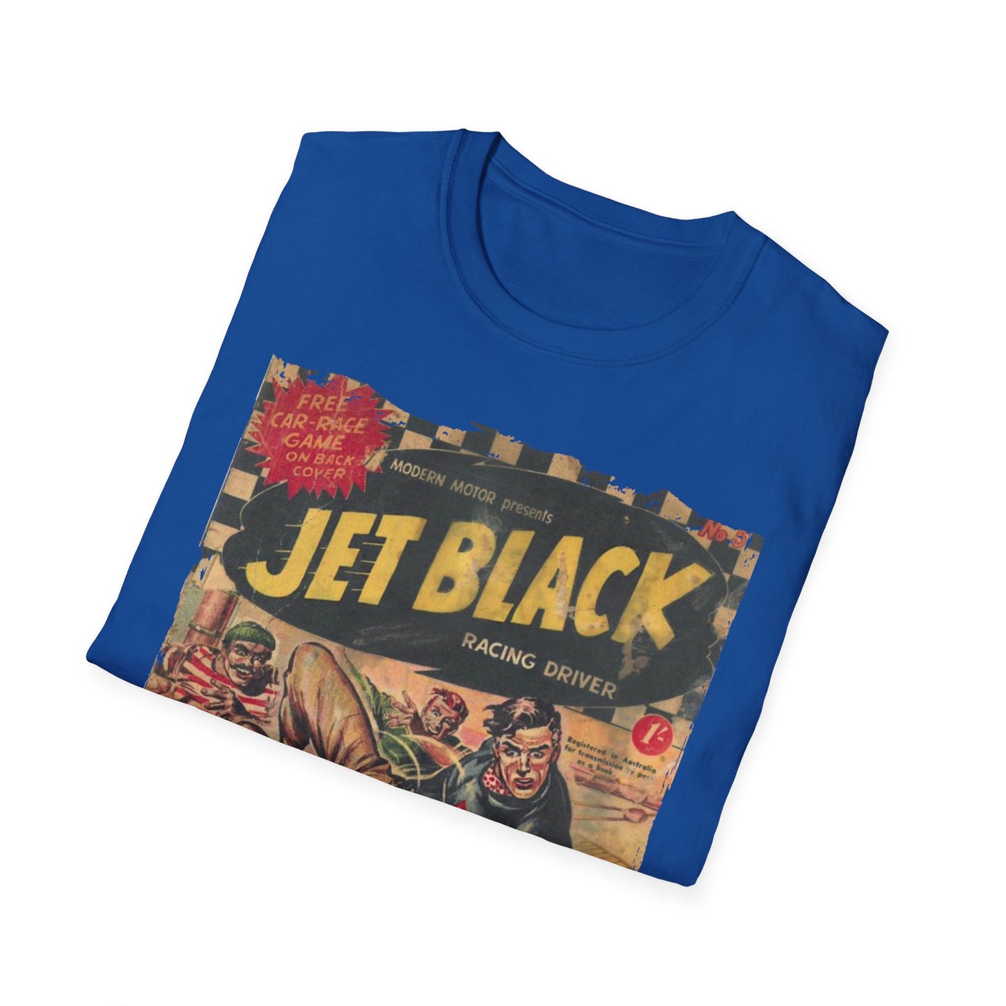 Jet Black No.5 - Unisex Softstyle T-Shirt