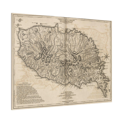 Close-up of Grenada canvas texture highlighting durable, matte finish and subtle weave pattern from a slight overhead angle.