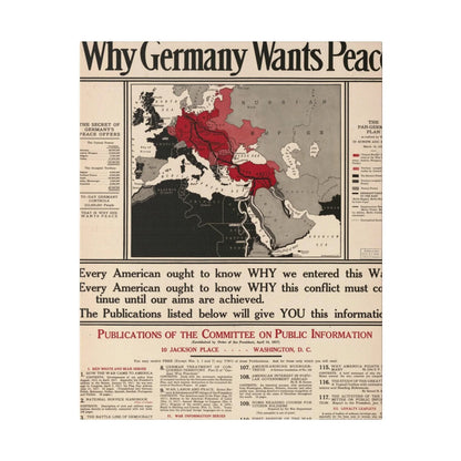 Why Germany Wants Peace 1917 - Pacific Sky Games